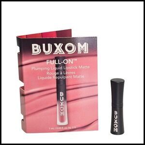 BUXOM Full-On Plumping Liquid Lipstick Matte Rouge Sample Size Dolly Diva
